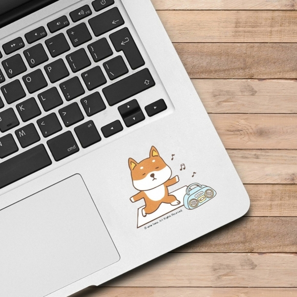 Waterproof Shiba Inu Sticker Decal Die Cut - Picture 3 of 7